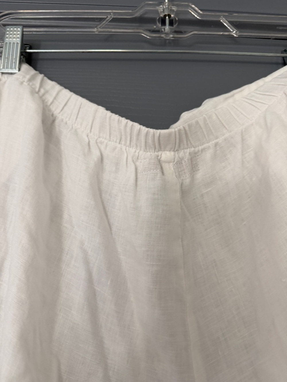 Flax White Linen Pants - Picture 4 of 4
